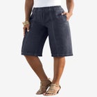 Plus Size Easy-Wear Bermuda Short image number null