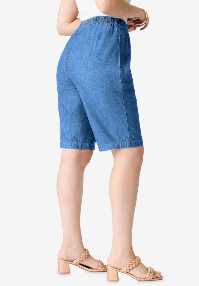 Plus Size Easy-Wear Bermuda Short image number 2