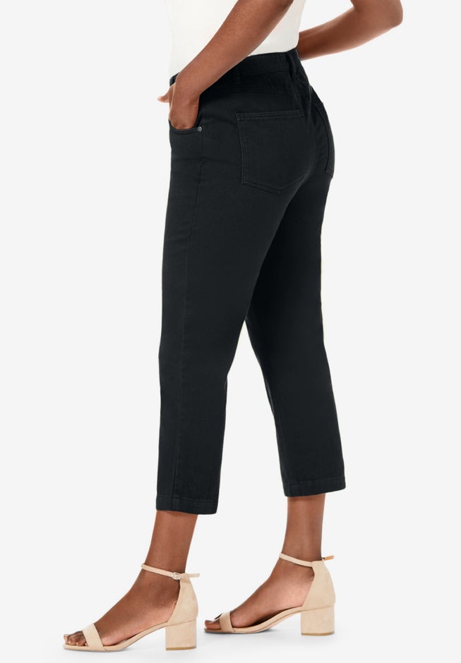 Classic Cotton Denim Capri image number 2