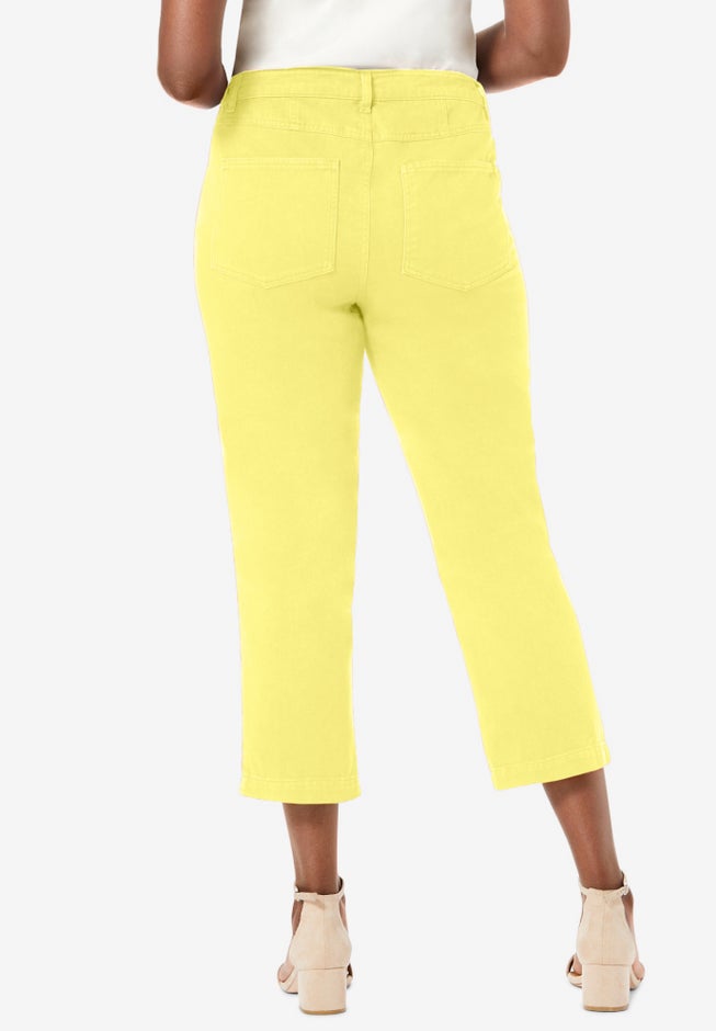 Classic Cotton Denim Capri image number 1