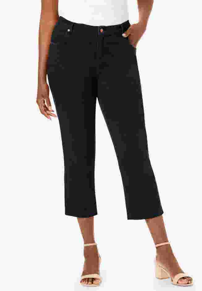 Classic Cotton Denim Capri image number 0