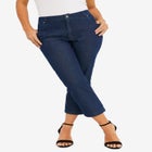 Classic Cotton Denim Capri image number null