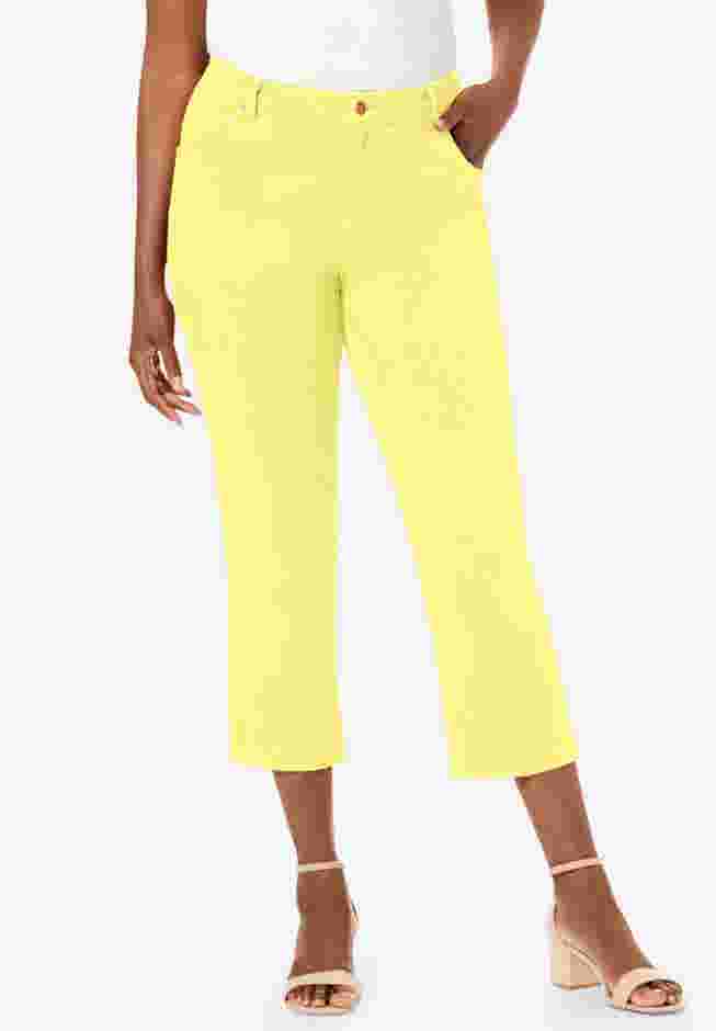 Classic Cotton Denim Capri image number 0