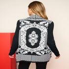 Diamond Cage Cardigan Sweater image number null