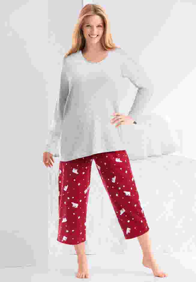 Knit Sleep Capri image number 5