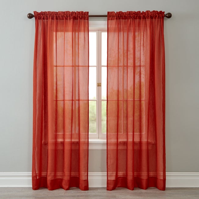 BH Studio Crushed Voile Rod-Pocket Panel image number 0
