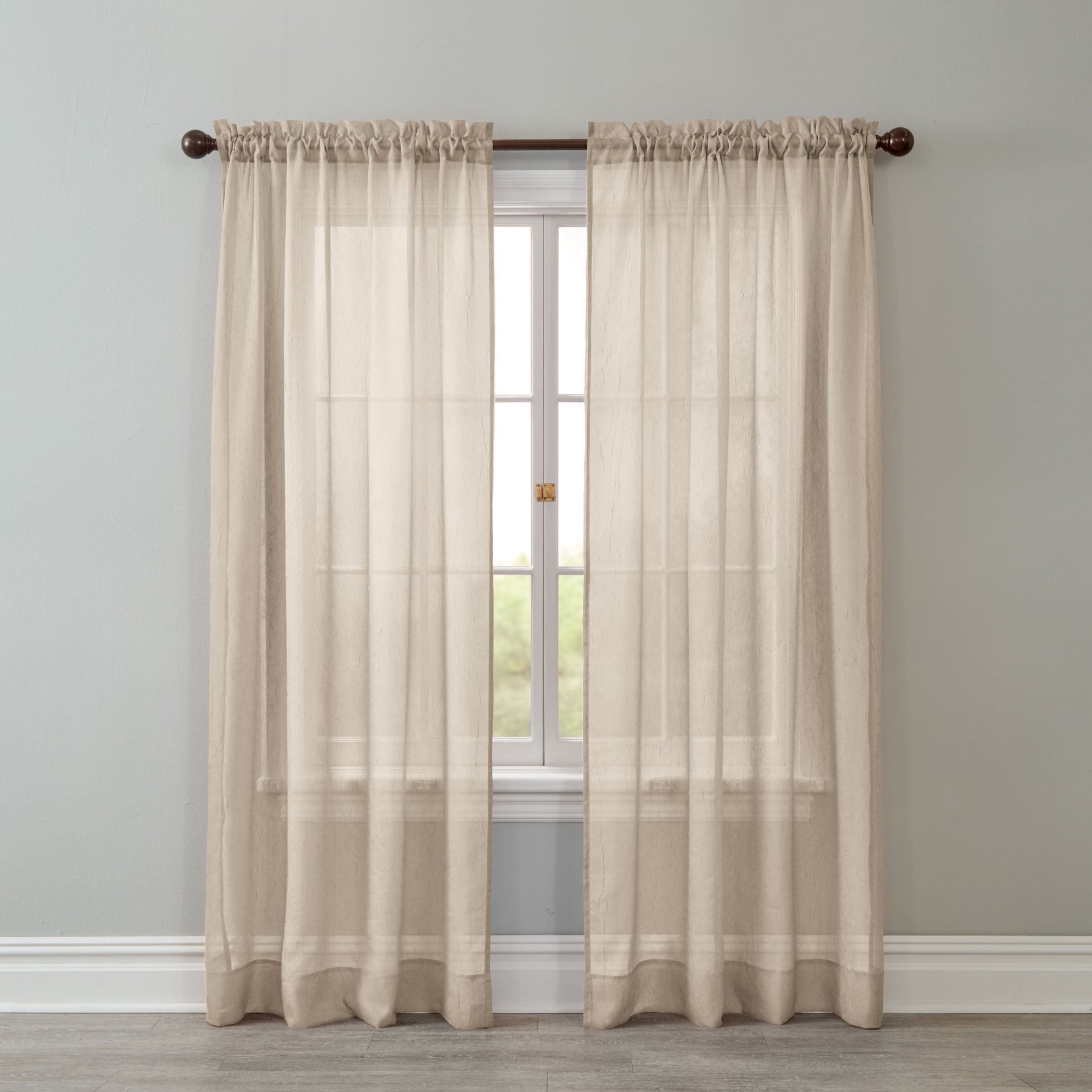 BH Studio Crushed Voile Rod-Pocket Panel image number 0