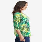 Stretch Cotton V-Neck Tee image number null