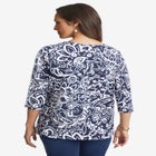 Stretch Cotton V-Neck Tee image number null