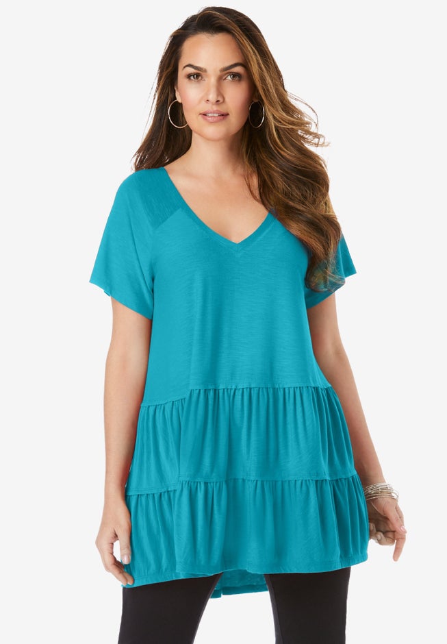 Tiered Slub Ultra Femme Tee image number 0