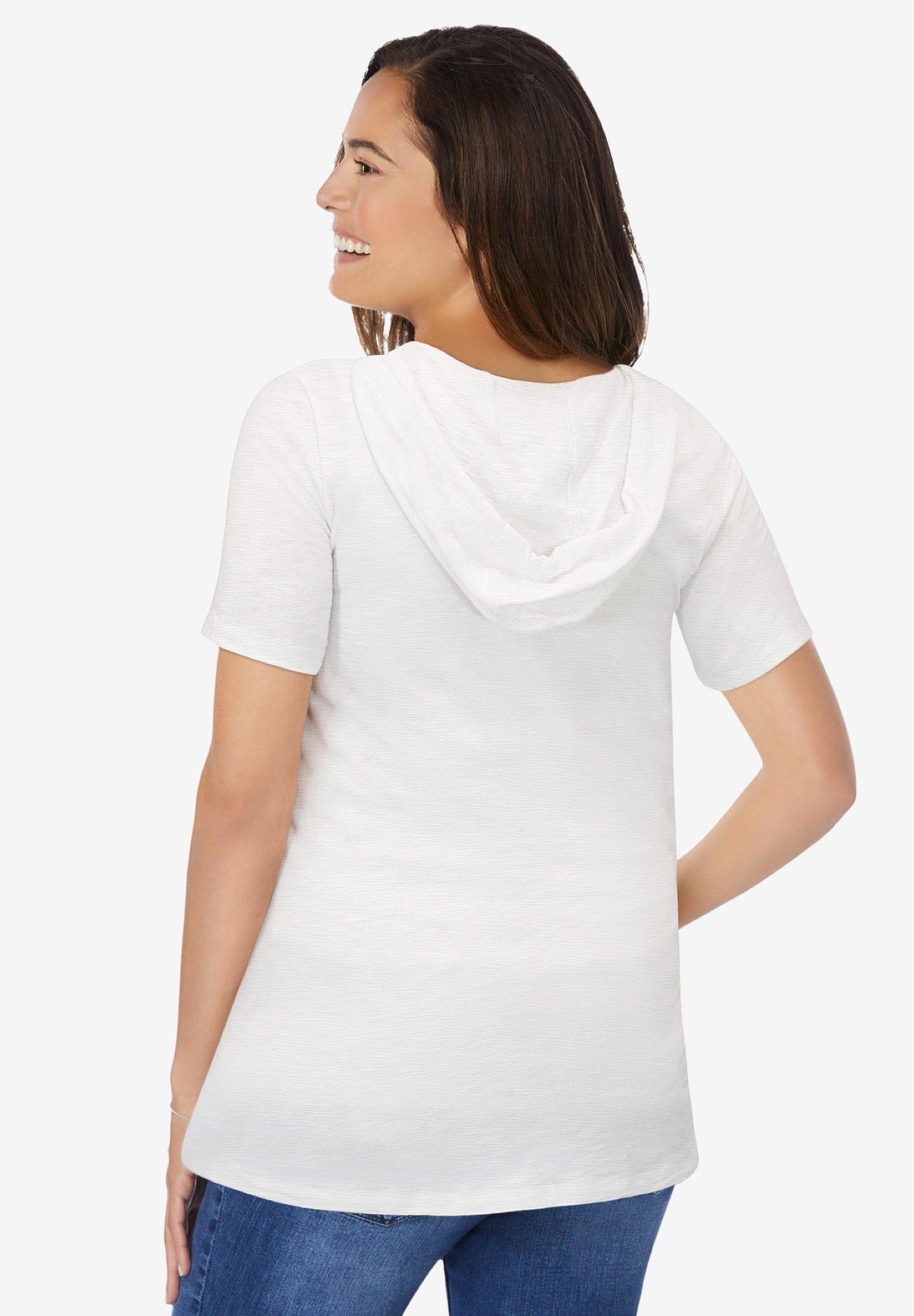 Short-Sleeve Hoodie image number 1