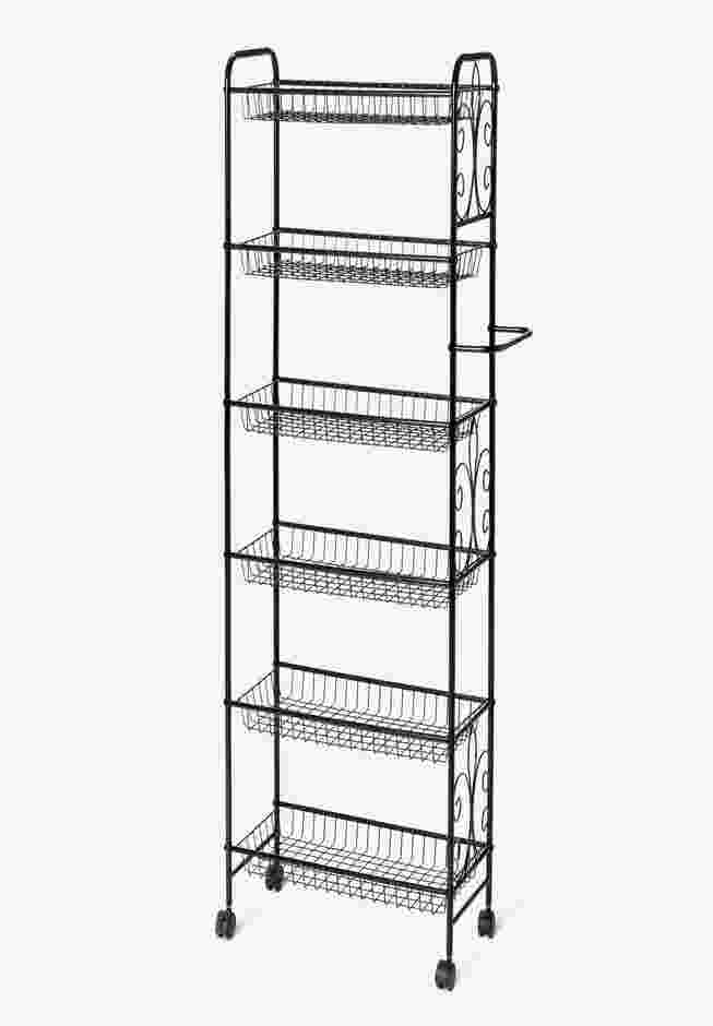 Scroll 6-Tier Kitchen Cart image number 1
