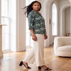 Stretch Knit Crepe Trapeze Tunic image number 2