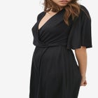 Flutter Sleeve Surplice Romper image number null