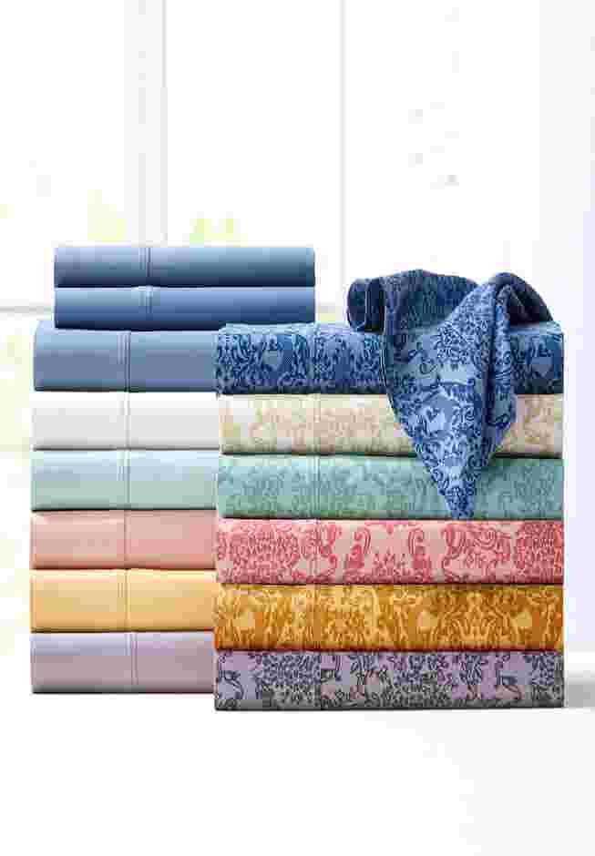Printed Damask 6-PC. Sheet Set image number 1