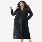Plush Zip-Front Robe image number null