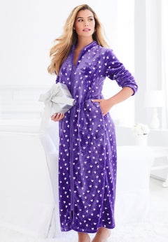 Plush Zip-Front Robe