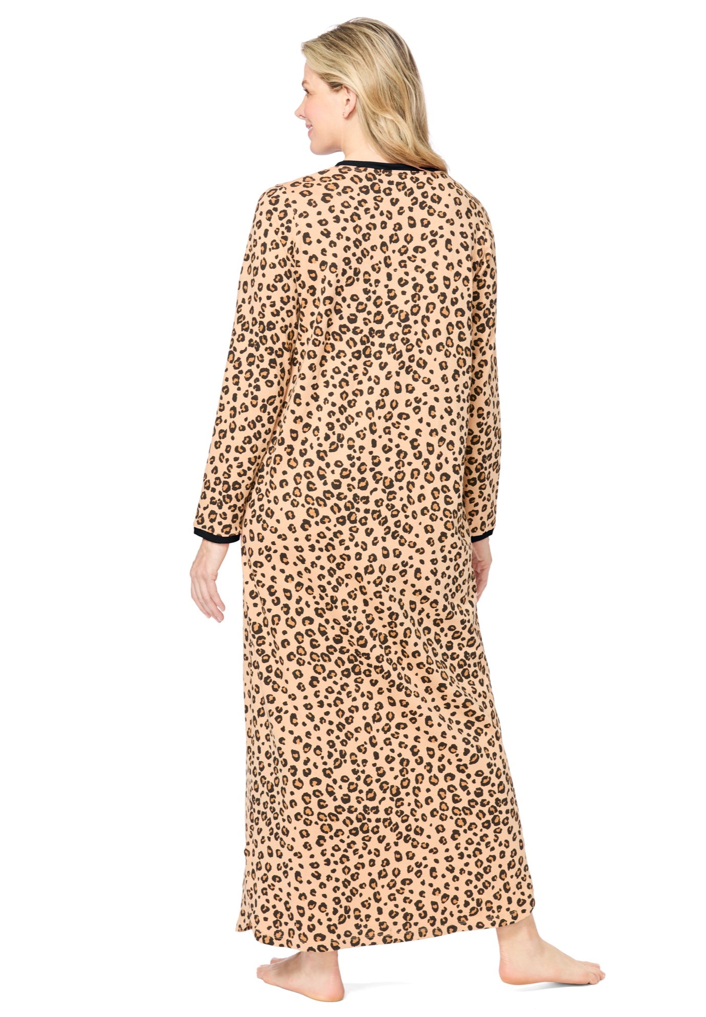 Long Printed Sleep Shirt  image number 1