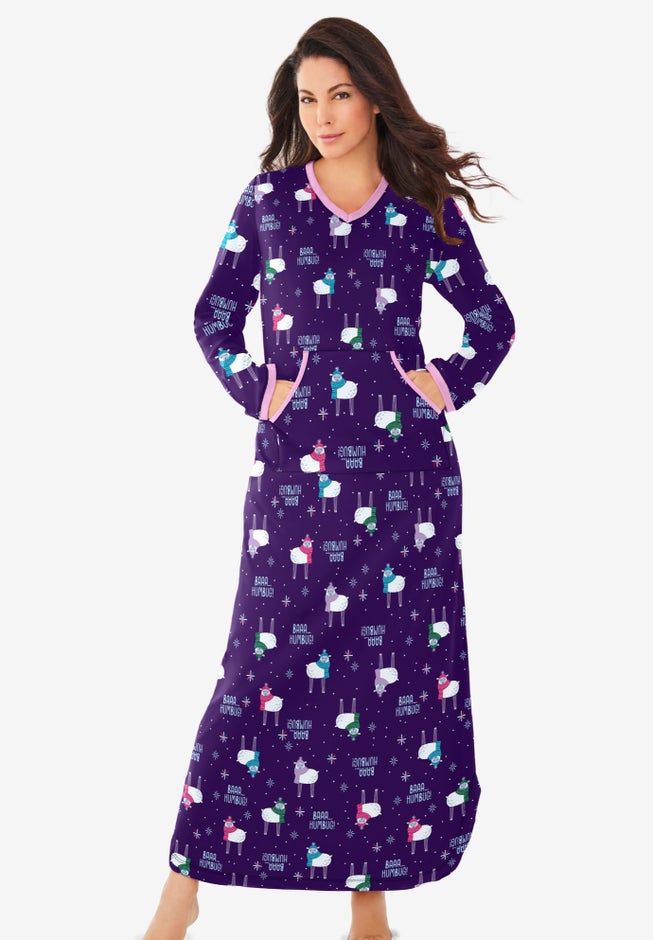 Long Printed Sleep Shirt  image number 0