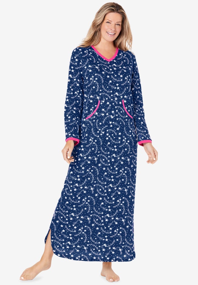 Long Printed Sleep Shirt  image number 0
