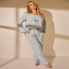 Avenue Body Three-Quarter Sleeve Pajama Set image number null