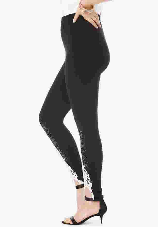 Lace-Applique Legging image number 2