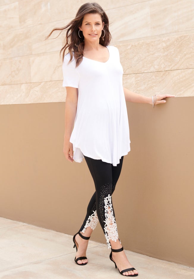 Lace-Applique Legging image number null