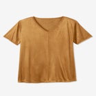 Faux Suede Tee image number null