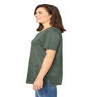 Faux Suede Tee image number null