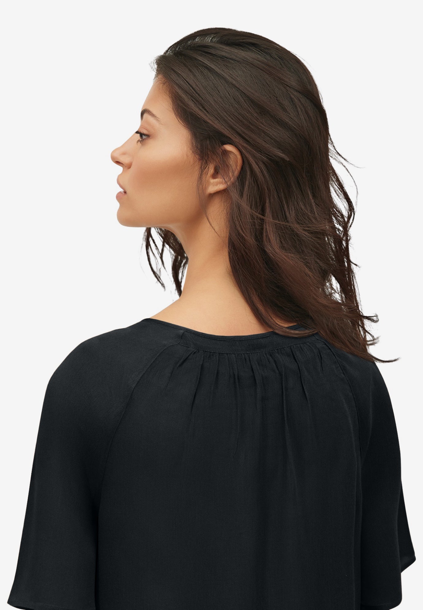 Crinkle Tie-Front Blouse image number 1