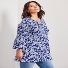 Keyhole Bell Sleeve Tunic image number 2