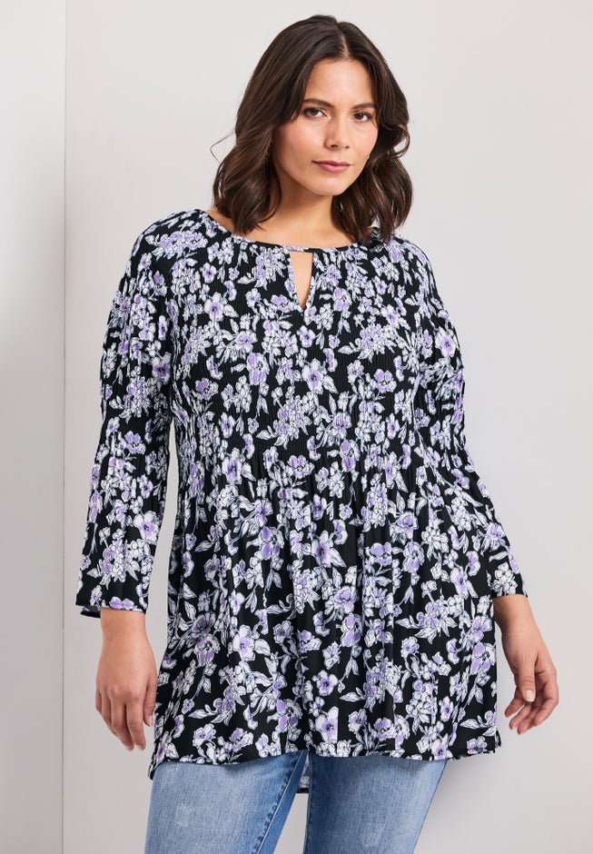 Keyhole Bell Sleeve Tunic image number 4