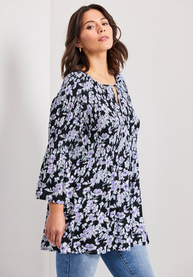 Keyhole Bell Sleeve Tunic image number 2