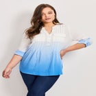 Roll Tab Pintuck Tunic image number 0