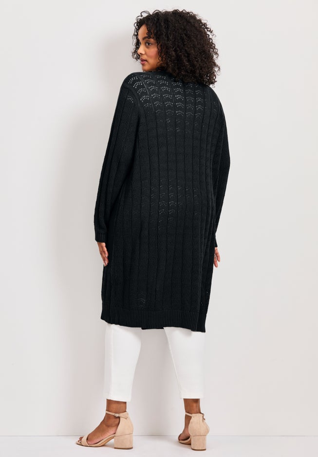Pointelle Duster image number 1
