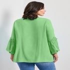 Crochet Lace Trim Top image number 1