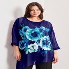 Printed Asymmetric Blouse image number 0