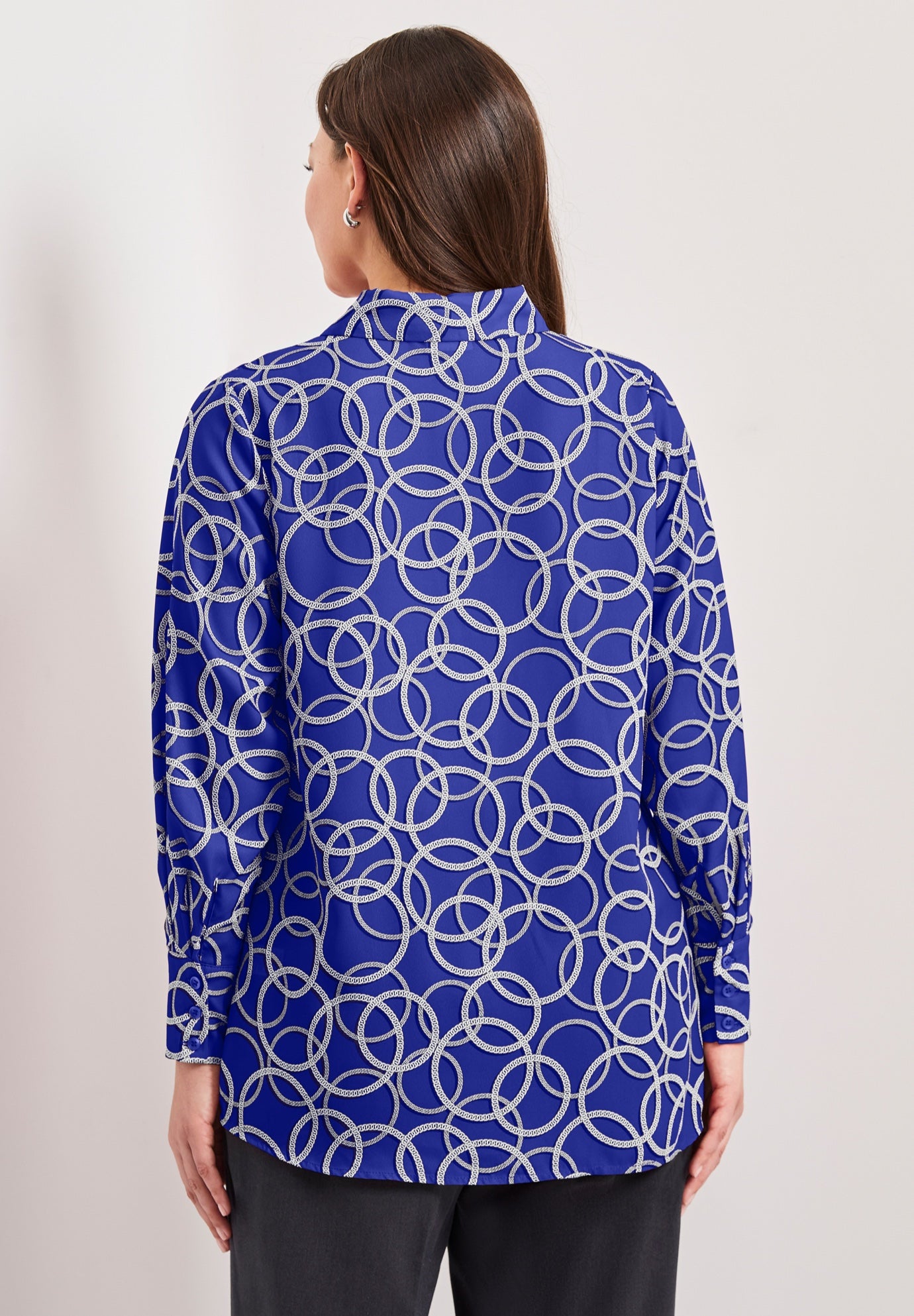 Signature Button Front Blouse image number 1