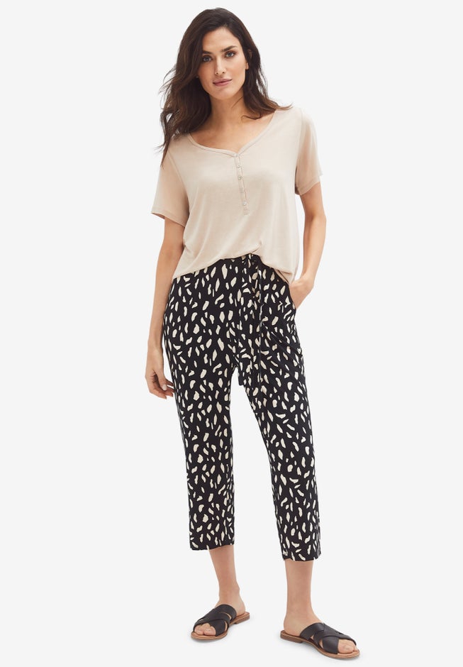 Tie-Front Capri image number null