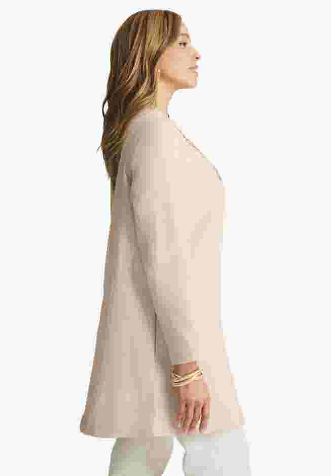 Embroidered Denim Topper image number 4