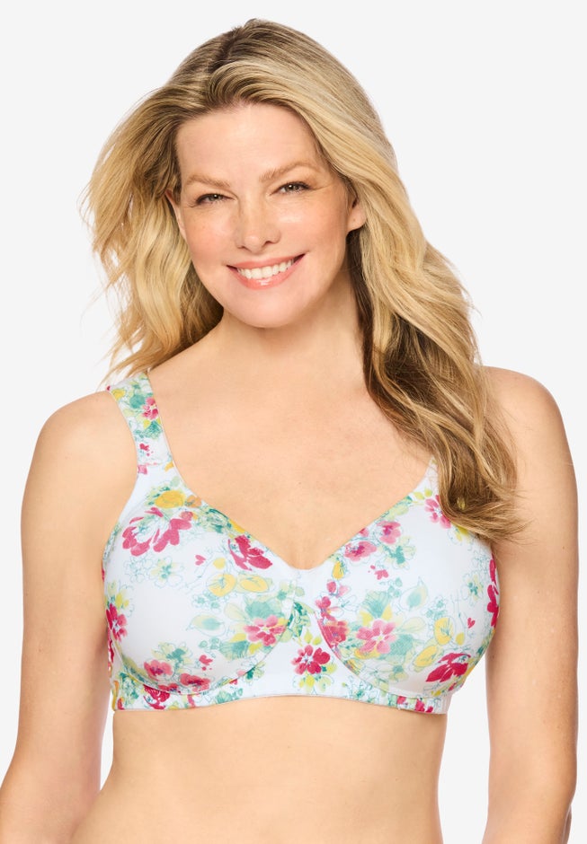 Cotton Wireless Lightly Padded T-Shirt Bra image number 0
