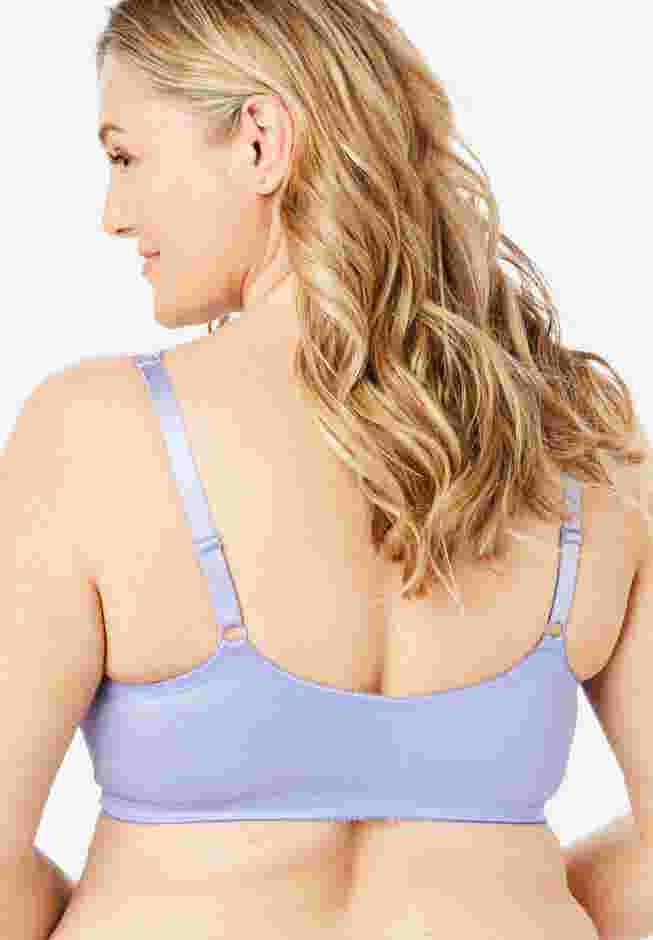 Scroll Embroidered Wireless Front-Close Bra  image number 1