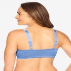 Embroidered Front-Close Underwire Bra image number null