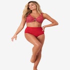 Embroidered Front-Close Underwire Bra image number null