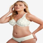 Embroidered Front-Close Underwire Bra image number null