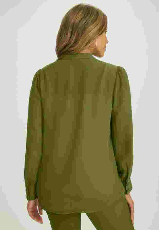 Eyelet Trim Blouse image number 1
