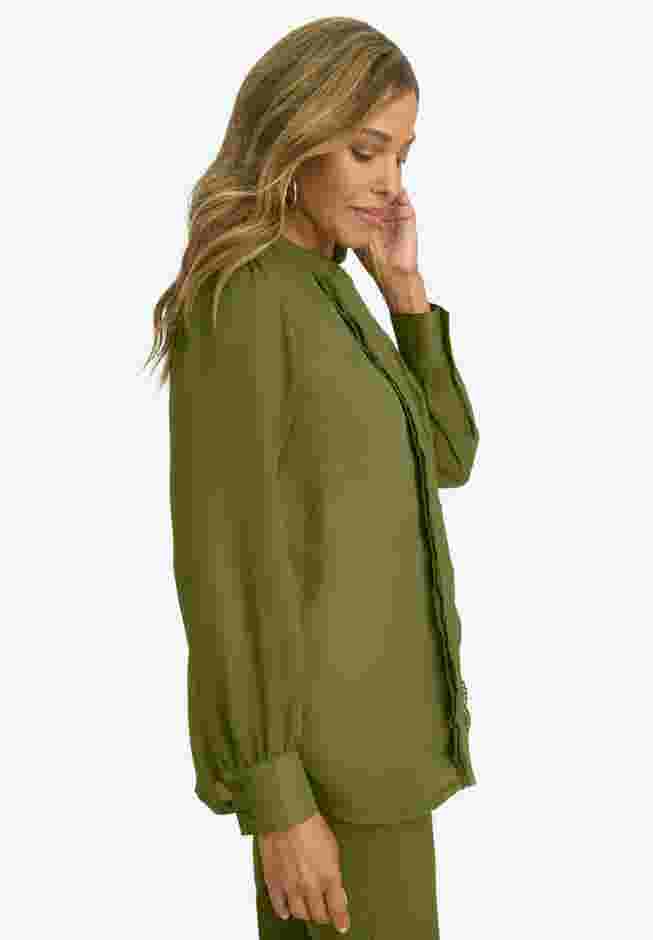 Eyelet Trim Blouse image number 2