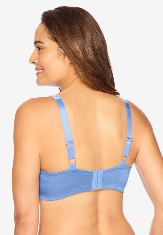 Embroidered Underwire Bra image number 1