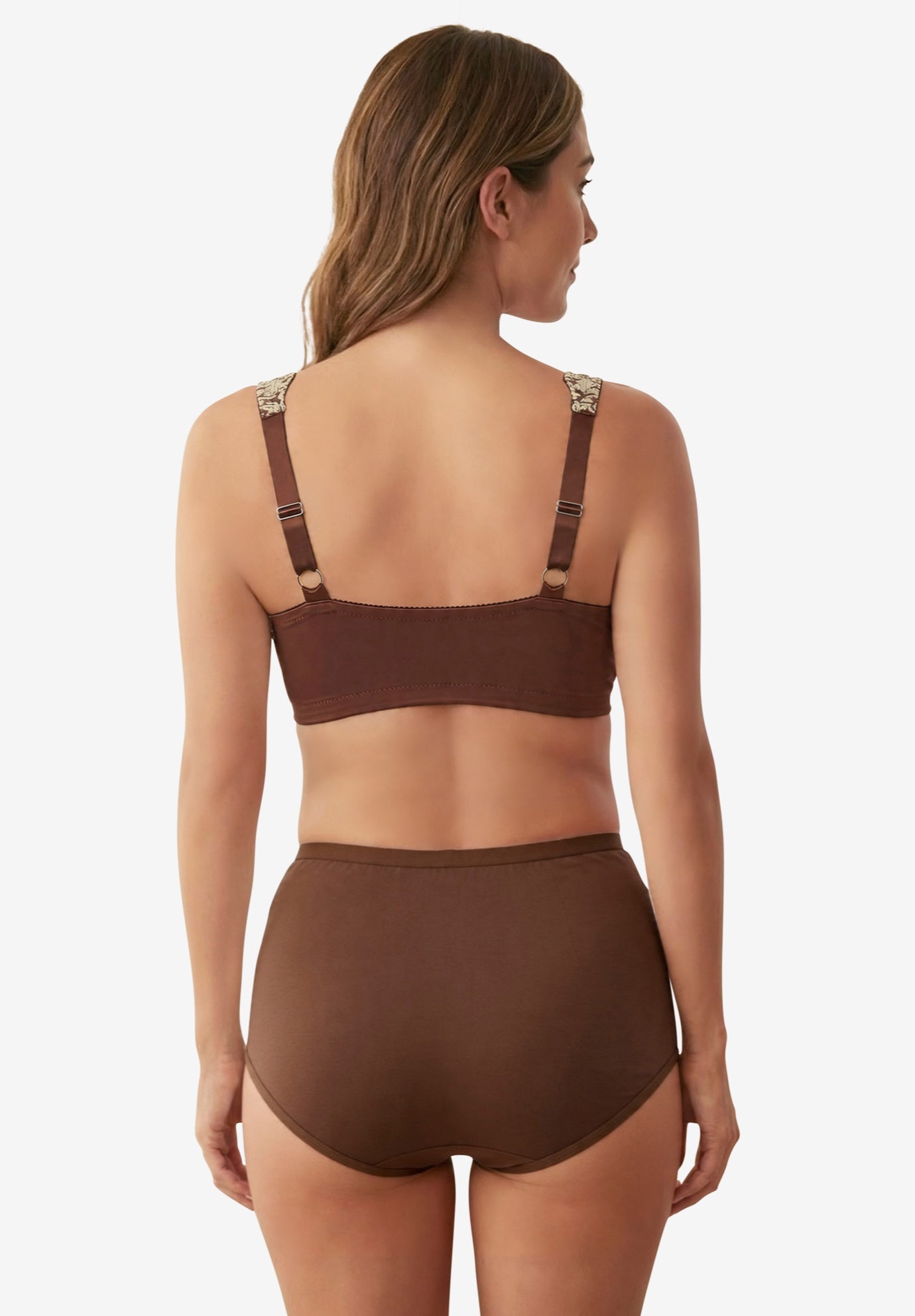 Embroidered Underwire Bra image number 1