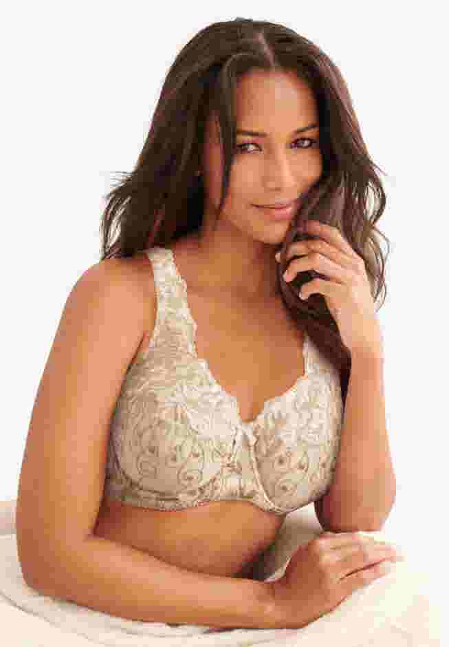 Embroidered Underwire Bra image number 0